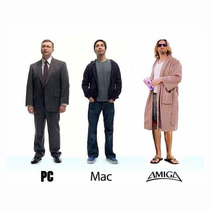 I'm a Mac. I'm a PC. I'm an Amiga