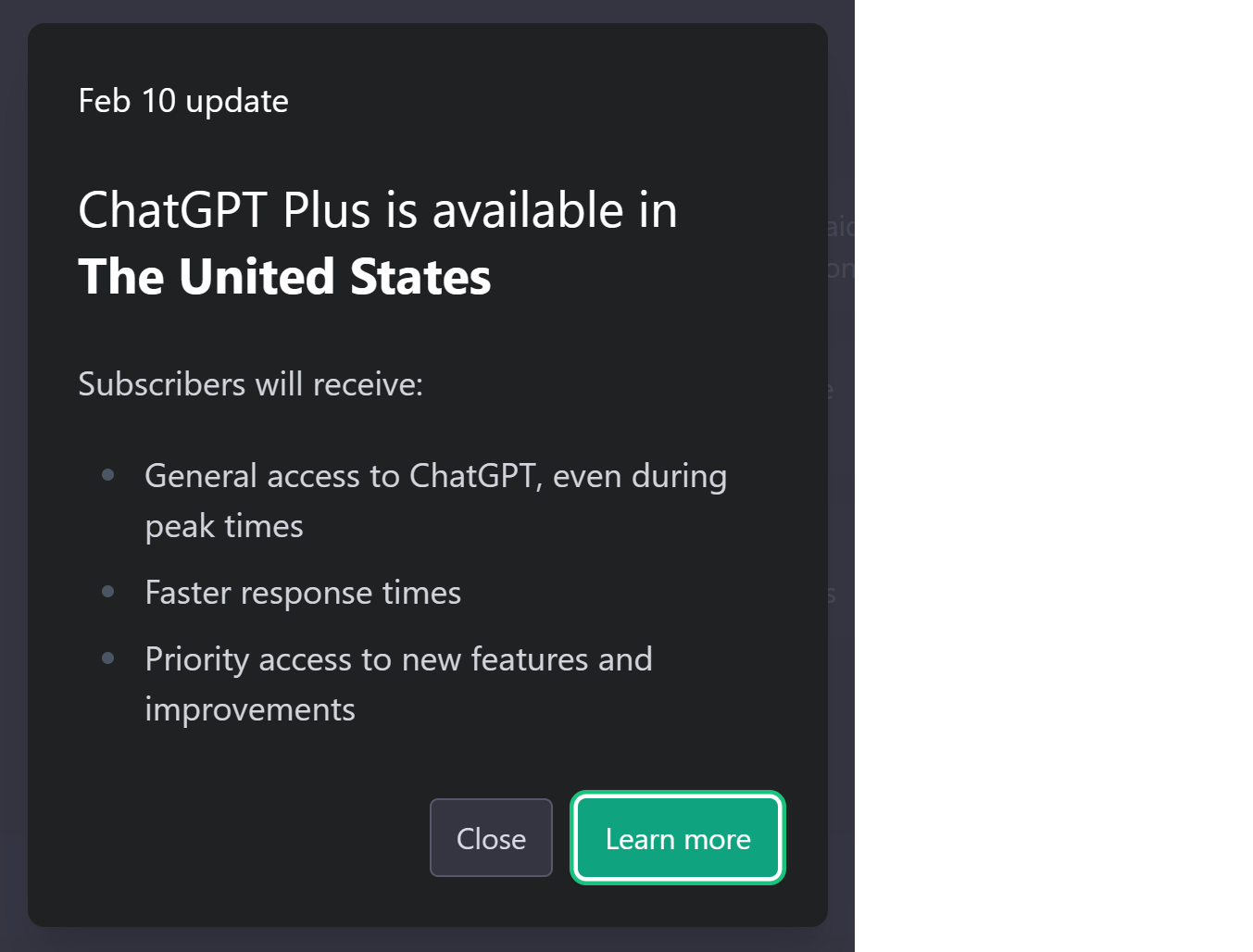 ChatGPT Plus Is Available In The United States