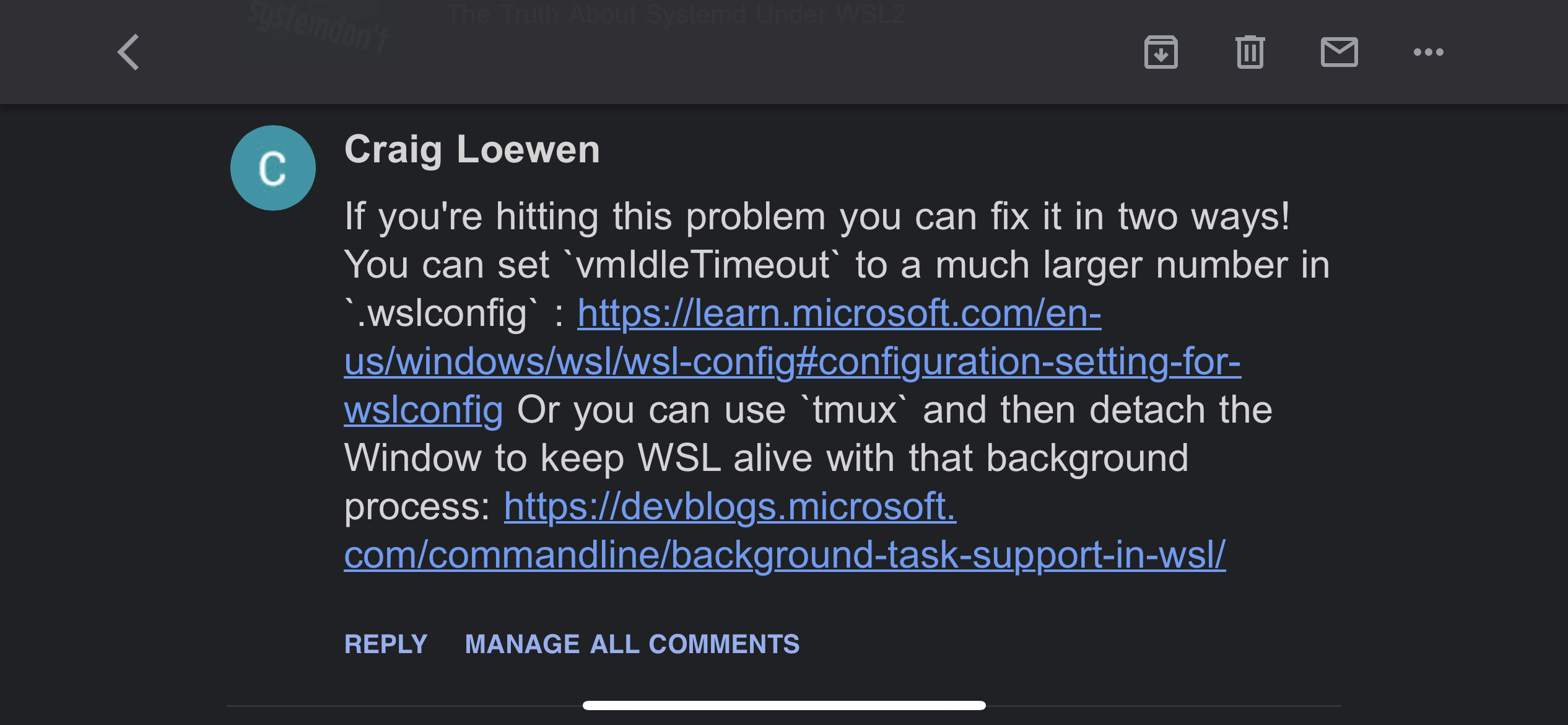 Craig Loewen Microsoft WSL Program Manager