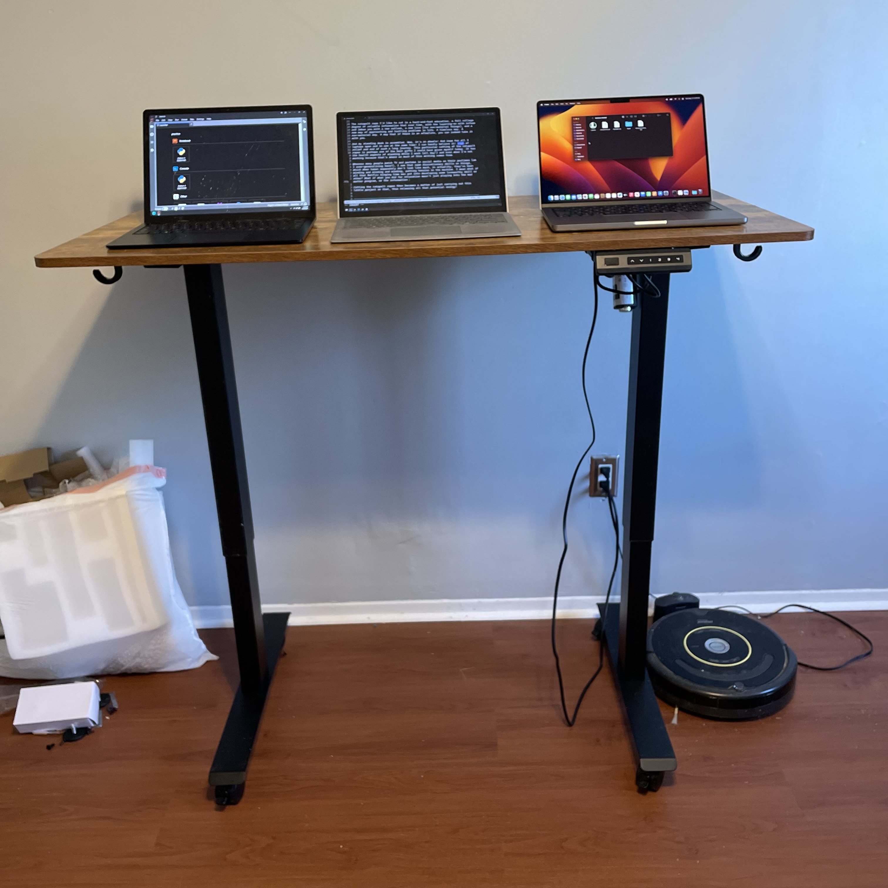 Parallels Between Building Standing Desk And Cutting Catapult Ropes
