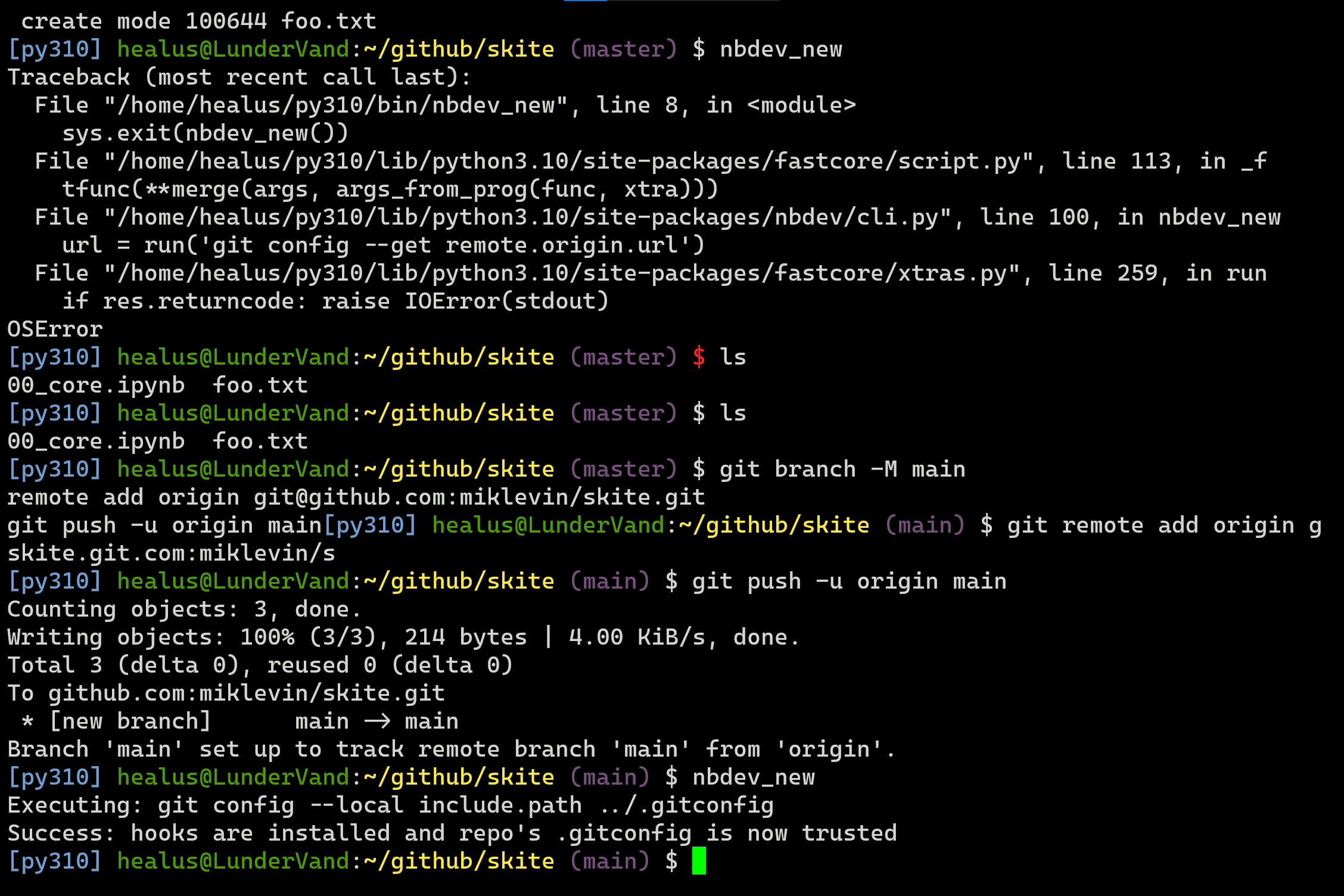 Color Coded Bash Prompt Python Venv Virtualenv Git Branch