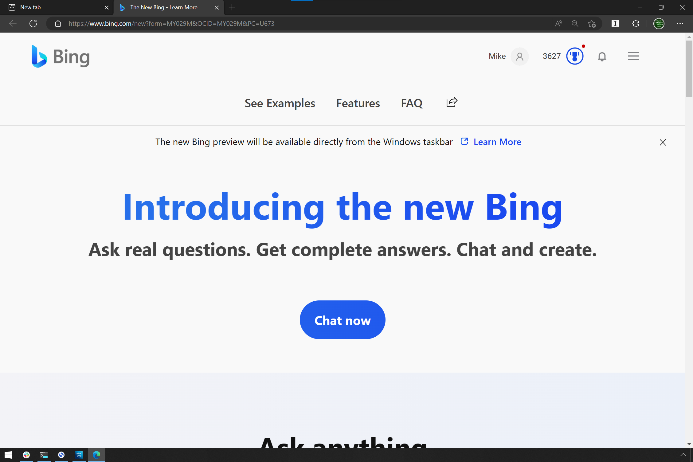 Introducing The New Bing