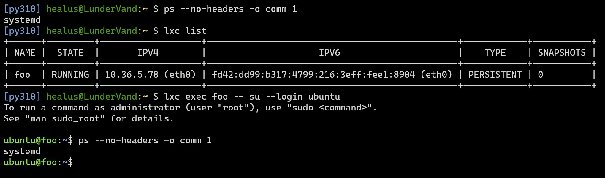 Lxd Lxc Instances Under Wsl Wsl2 Running Systemd